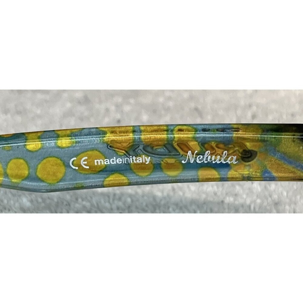 Rudy Project Nebula Women’s Teal Blue Yellow Spotted Sunglasses SP32-43 - Picture 6 of 7